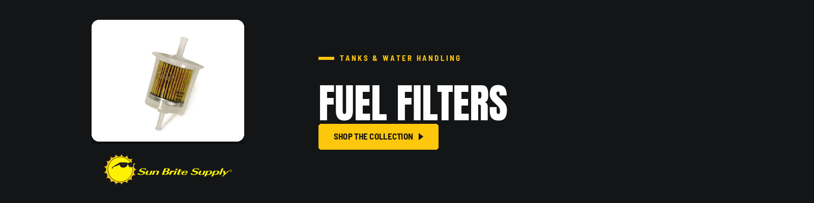 Fuel Filters collection banner for Sun Brite Supply of Maryland
