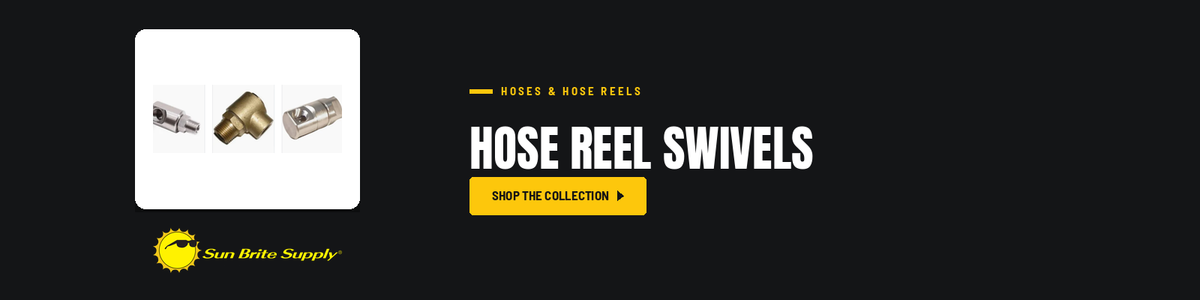Hose Reel Swivels collection banner for Sun Brite Supply of Maryland