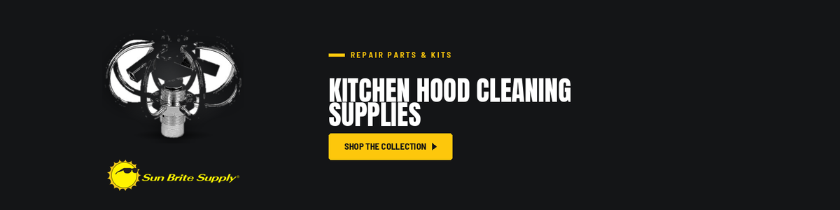 Kitchen Hood Cleaning Supplies collection banner for Sun Brite Supply of Maryland