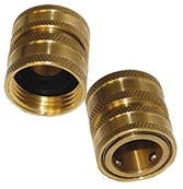 AR Garden Hose Quick Couple Socket, Brass - Hoses