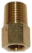 Brass Bushing 1/4 MPT X 1/8 FPT - Brass Fittings