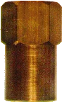 Burner Nozzle Adapt 9/16-24NEF X 1/4 FPT - Nozzle And Tip Accessories