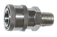 Gladiator QC Socket 1/4" Mnpt Stainless Steel - Quick Connects