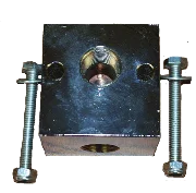 3/8" FPT X 3/8" FPT Nickel Plated Unloader Block - Pressure Unloaders