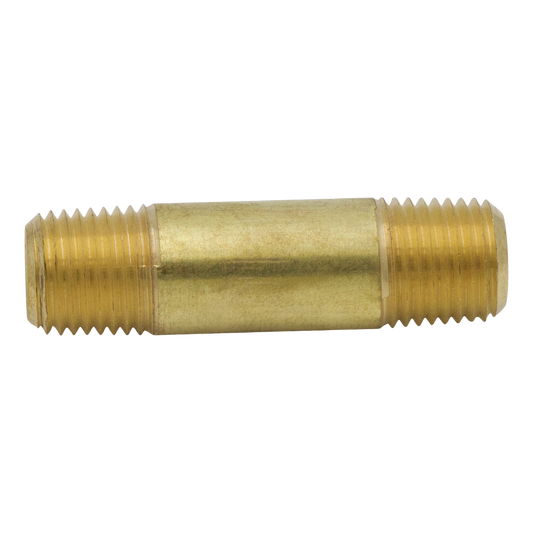Brass pipe nipple 2 inch