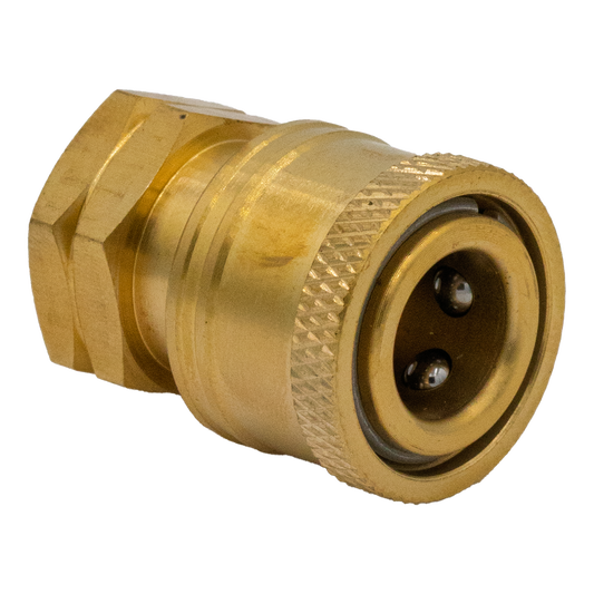 Gladiator brass quick connect socket 3/8 inch FNPT 4000 PSI