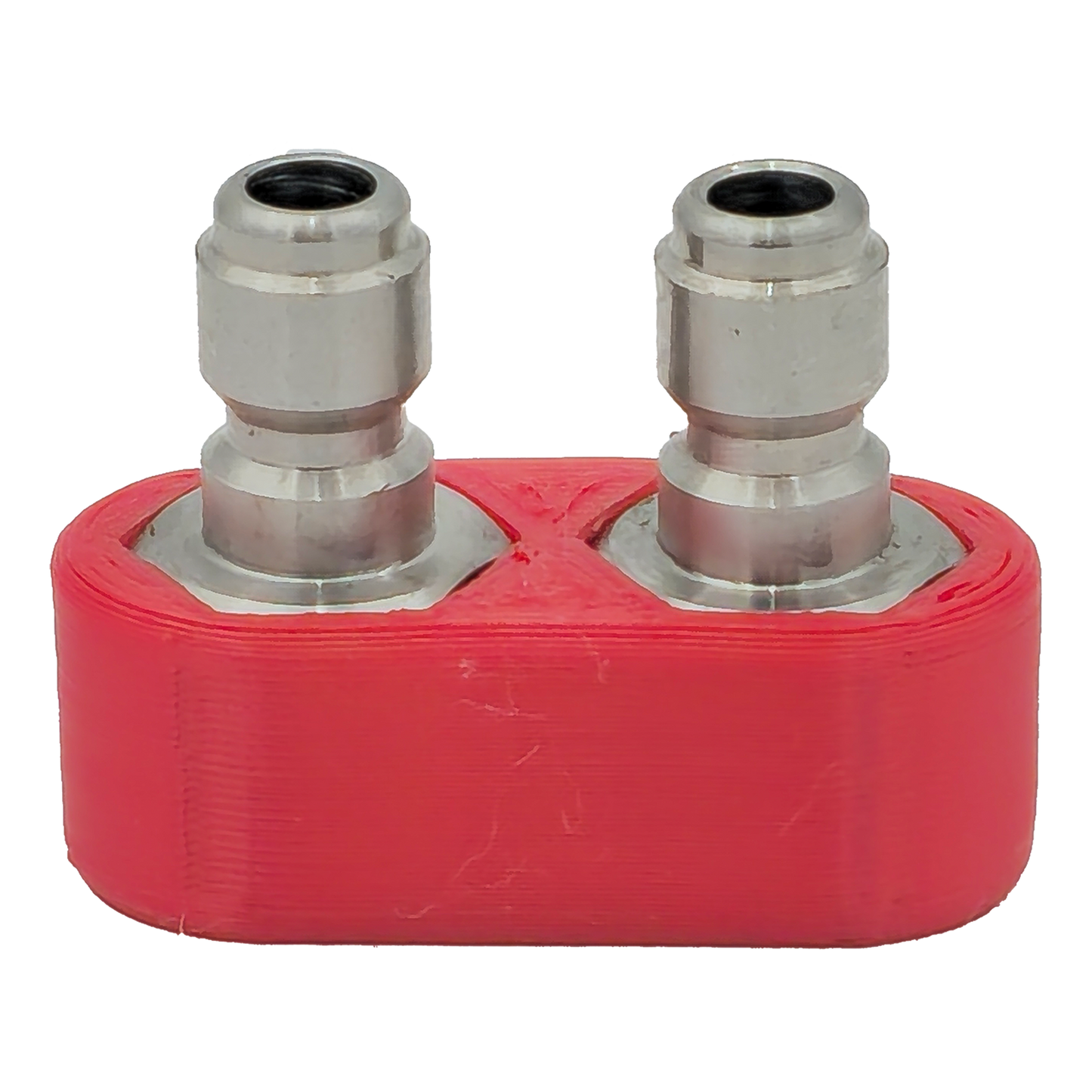 Gladiator Dual Coupler Red W/ Plugs - Lances