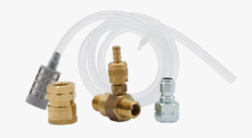 Adams acid injector QC kit SKU 2179 adjustable high draw downstream injector with quick connect plug and socket