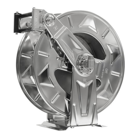 Centurion Stainless Steel 100' Spring Rewind 3/8" Hose Reel - SKU 4632 - view 2