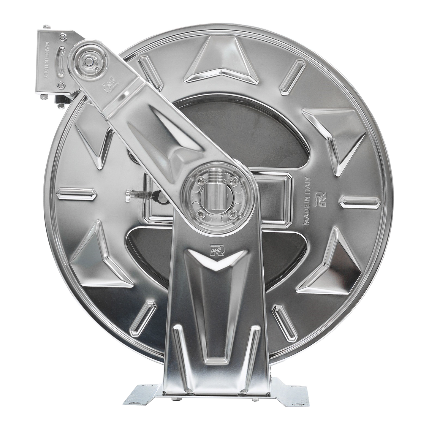 Centurion Stainless Steel 100' Spring Rewind 3/8" Hose Reel - SKU 4632 - view 4
