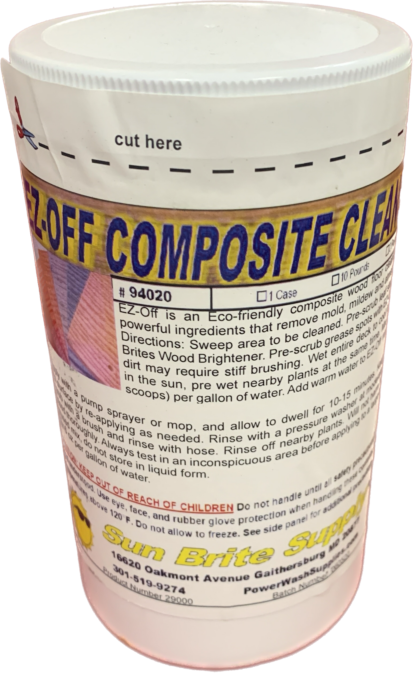 EZ OFF Composite Deck Cleaner