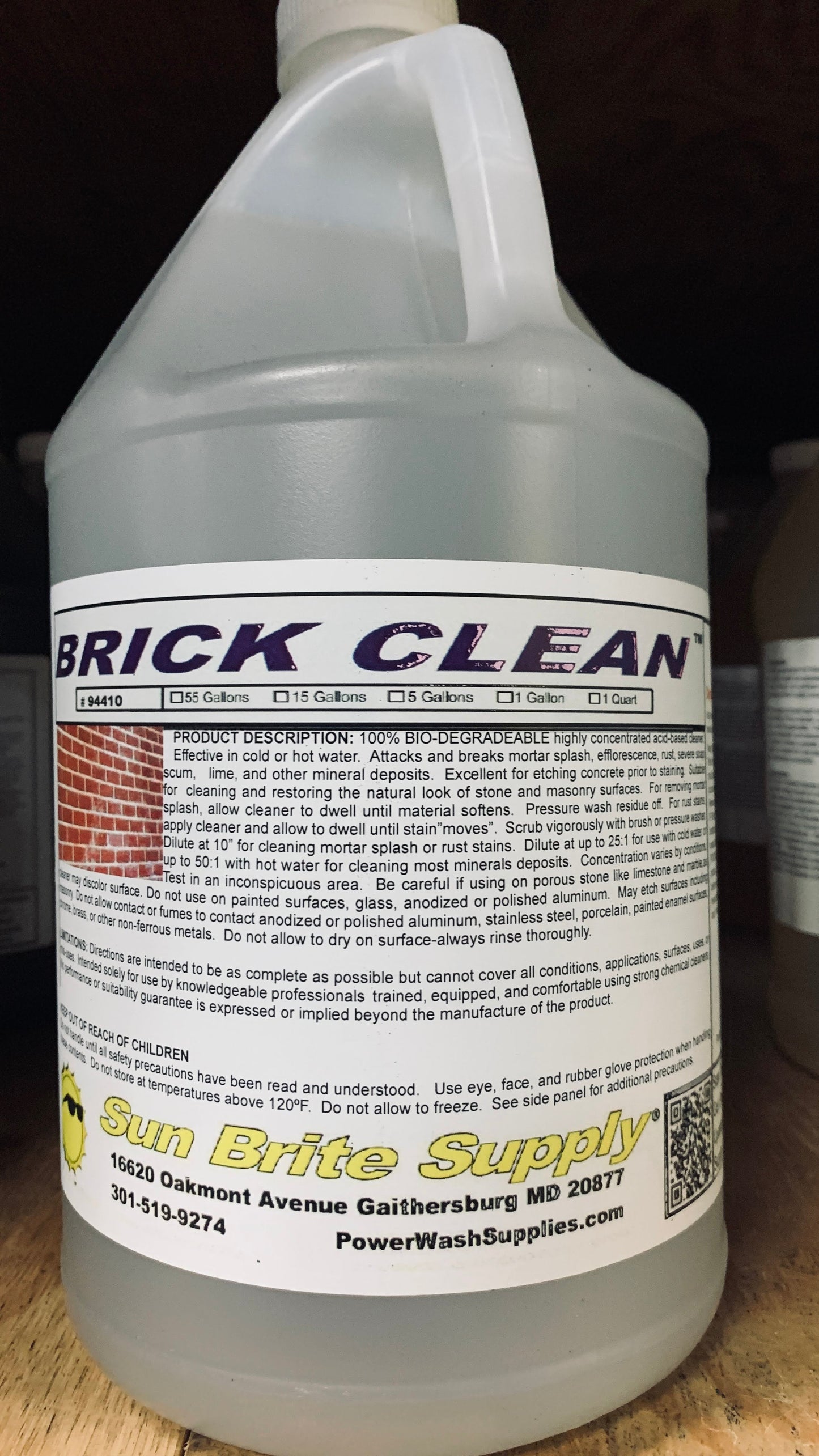 Brick Clean Masonry Cleaner
