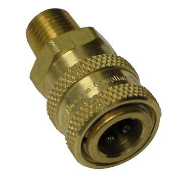 Hansen Brass 1/4 Quick Connects Qc Socket W Mpt