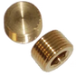Brass Allen Head Plug 3/8" MPT - Brass Fittings