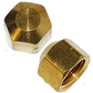Brass Pipe Caps - 1/4", 3/8" & 1/2" FPT