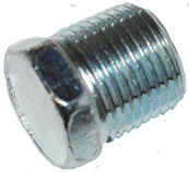 Steel hex head pipe plug