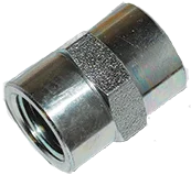 Steel High Pressure Hex Coupler - Sun Brite Supply