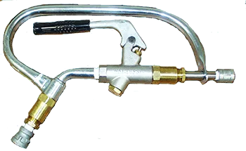 Sioux Steam Gun W/LEVER Control & 1/2FPT Hose Swivel Inl - Steam Guns