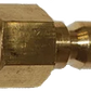 Gladiator QC Plug 1/4" FPT Brass - Brass Fittings