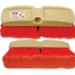 Easy Reach 10" Soft Orange Wash Brush For Acid Cleaning - Valves