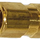 Brass Check Valve 1/2" FPT I/O, 1200psi - Brass Fittings