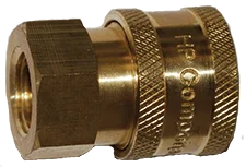 Gladiator QC Socket 1/4" Fnpt Brass - Quick Connects