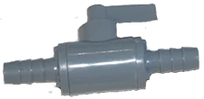 AR Plastic Ball Valve 3/8" Hose Barb Ends - M5 Xjet and parts