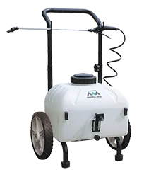 AR 9 Gal. 12vdc 1gpm Tank Sprayer W/CART Battery - Valves