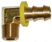 AR Push On Hose Barb Elbow 1/2 Hose X 3/8 MPT - Poly Hose Barbs