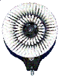 Rotating Nylon Brush 1/4MPT - Valves