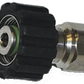 Suttner ST-40 22mm Stainless Steel Screw Coupler Pressure Washer Adapter - Sun Brite Supply