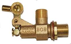 Robert Manufacturing R700l-3 Brass Float Valve 3/8" MPT - Valves