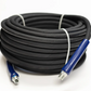 50' Black 3/8" Hose With QCs