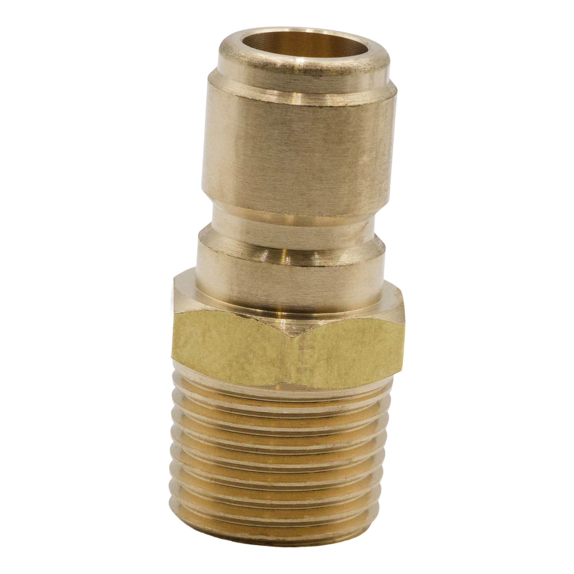 Gladiator QC Plug 1/2" MPT Brass - Brass Fittings