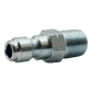 Gladiator QC Plug 3/8" Mnpt Steel Plated - Quick Connects