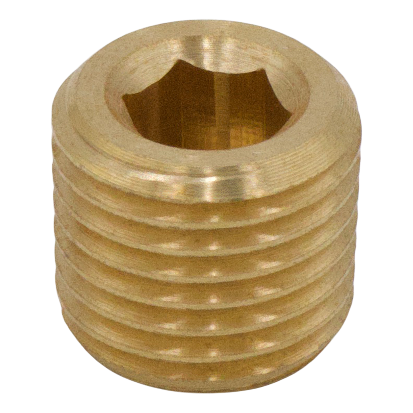 Brass Allen head pipe plug