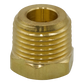 Brass hex reducing bushing