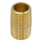 Brass close pipe nipple