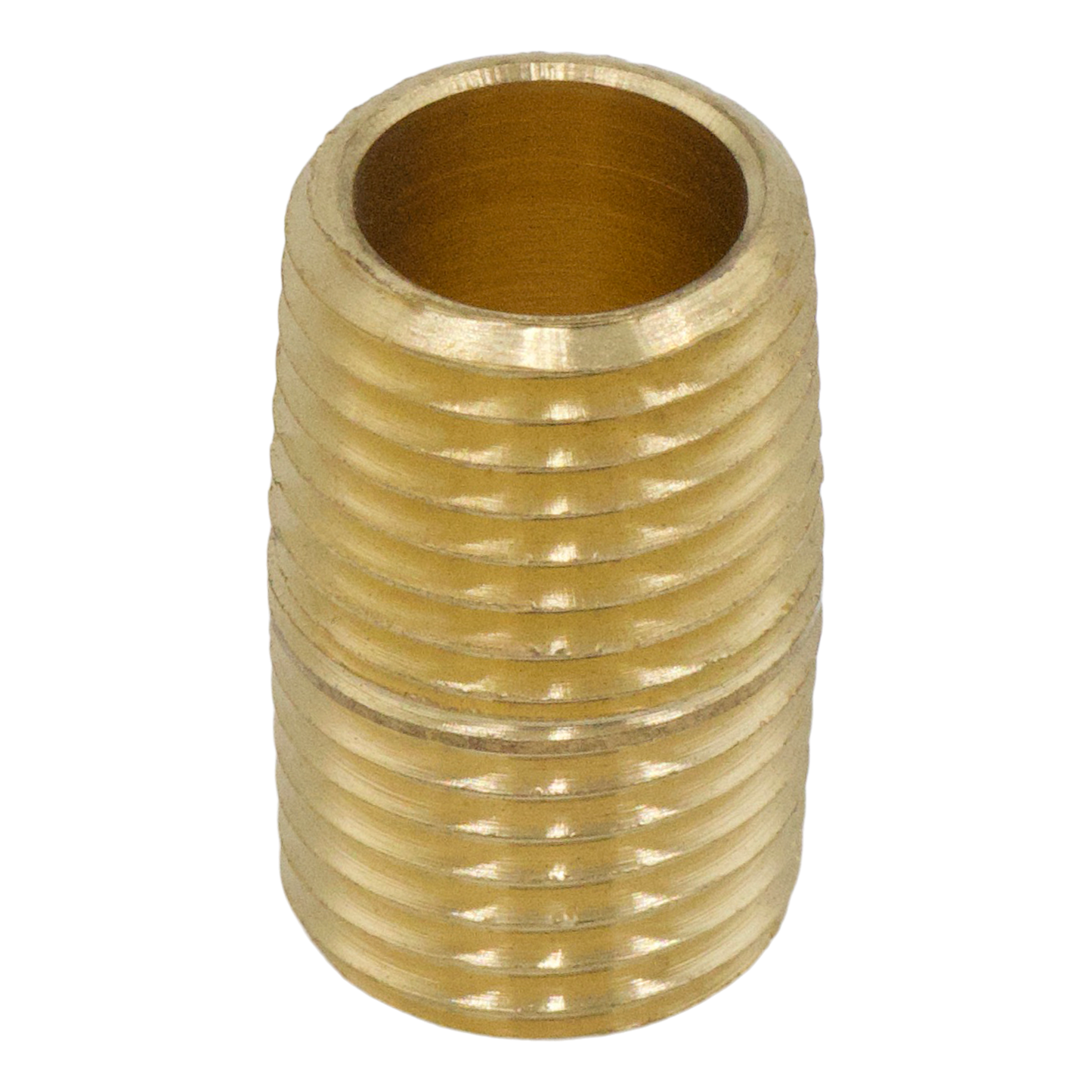 Brass close pipe nipple