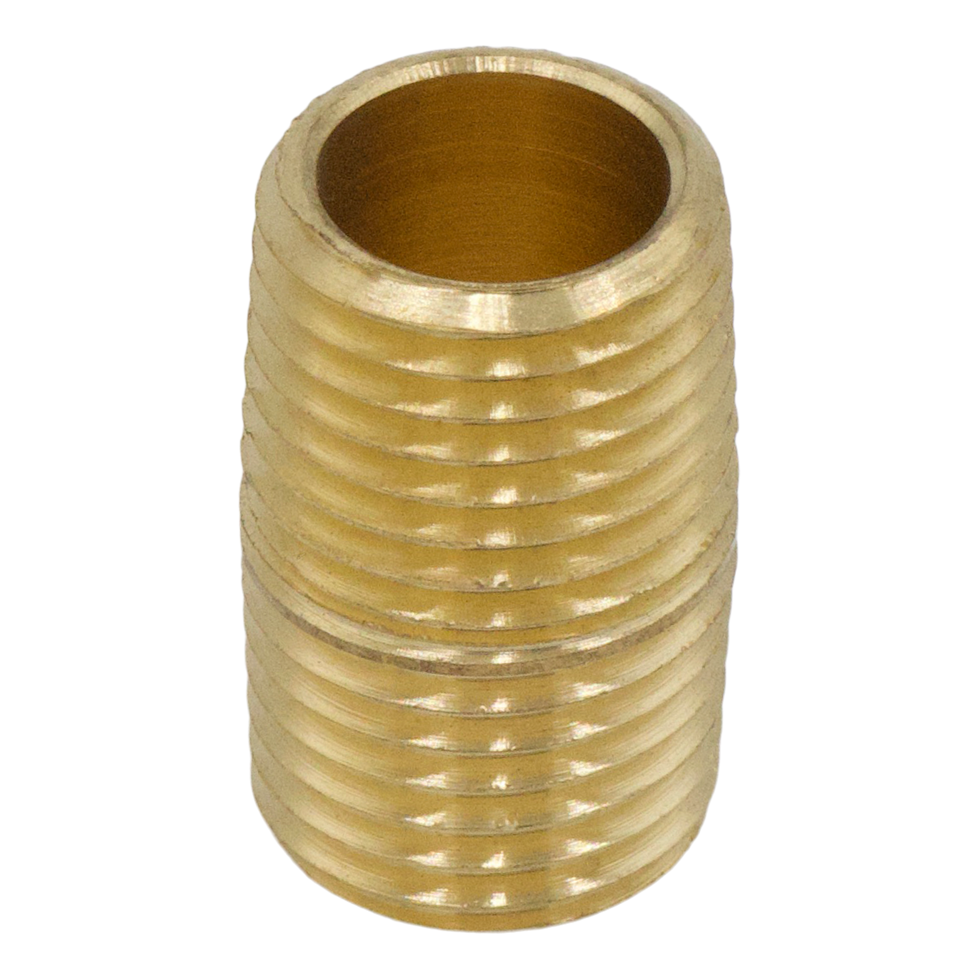 Brass close pipe nipple