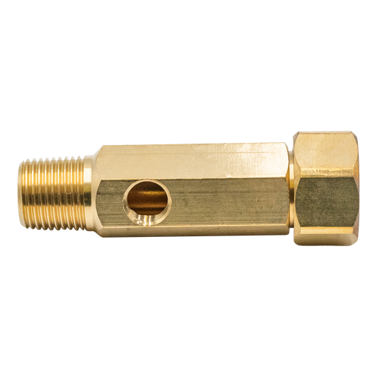 3/4 FGHx1/2MPT FITTING WITH 1/4FPT PORT - Valves