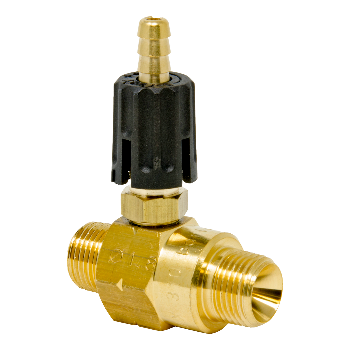 PA adjustable chemical injector SKU 2209 with 1.8mm orifice for 2 to 3 GPM pressure washers