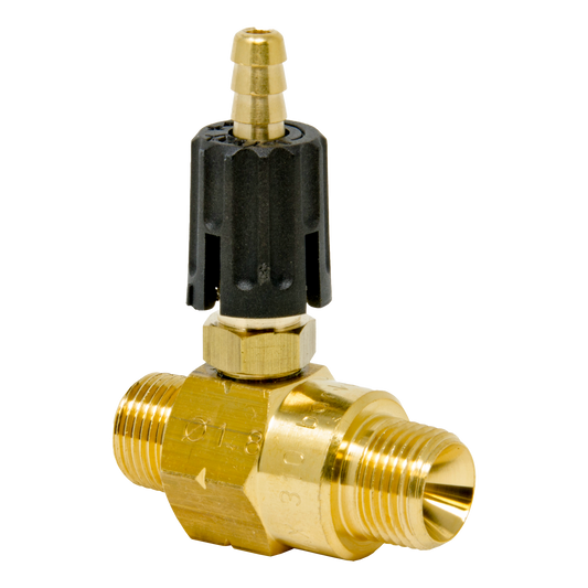 PA adjustable chemical injector SKU 2209 with 1.8mm orifice for 2 to 3 GPM pressure washers