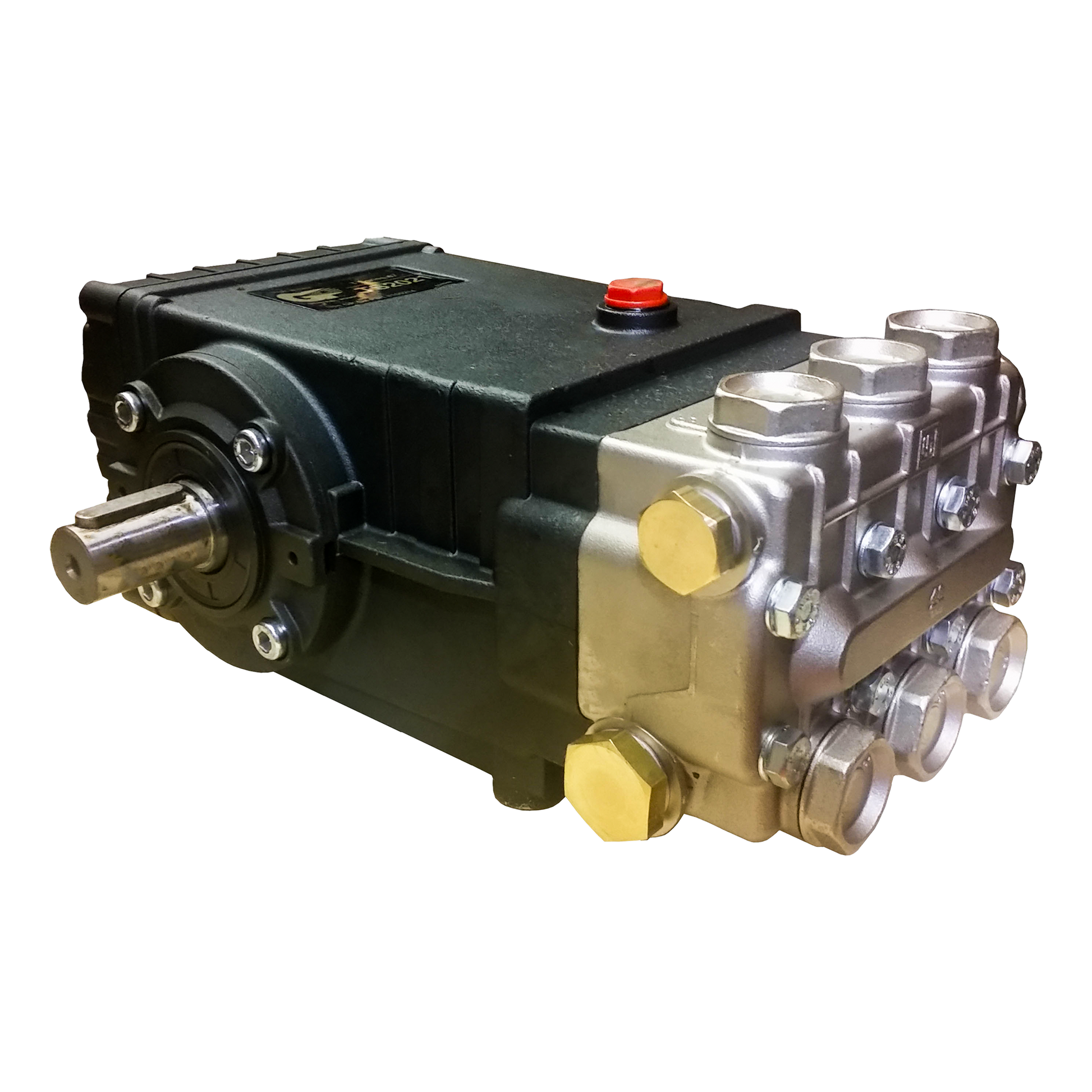GP Ts2021 Nickel Plt Head Left Hand Shaft 5.6gpm 3500 - Belt Drive Pressure Washer Pumps