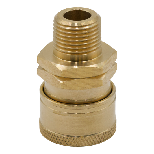 Gladiator Quick Connect Socket 3/8" MNPT Brass - Quick Connects