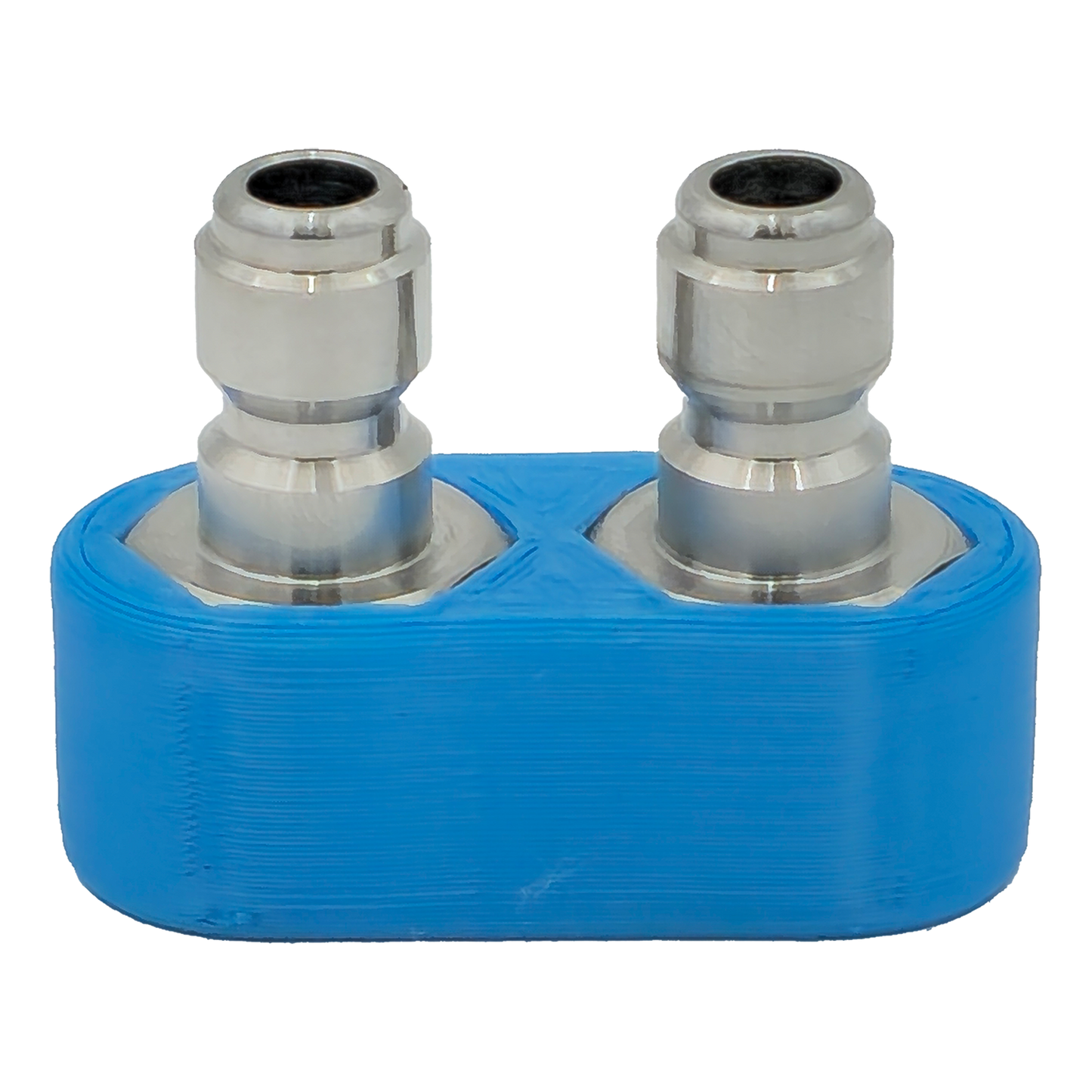 Gladiator Dual Coupler Blue W/ Plugs - Lances