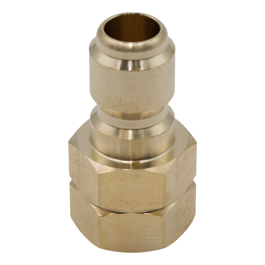 Gladiator QC Plug 1/2" FPT Brass - Brass Fittings