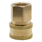 Gladiator QC Socket 1/2" Fnpt Brass - Quick Connects