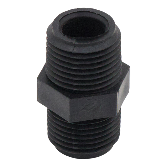 Poly Nipple 3/4 MPT X 3/4 MPT - Steel Fittings
