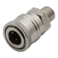 Gladiator QC Socket 1/4" Mnpt Stainless Steel - Quick Connects